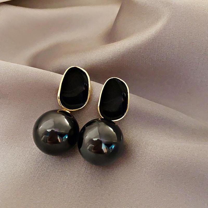 Pearl Stud Earrings - Big Brand High Class Noble Pearl