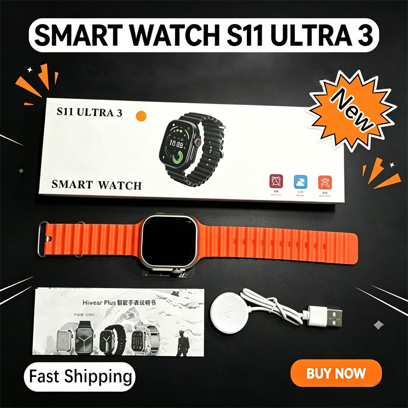Italian Jewelry Watches - S11 Ultra 3 Smart Watch Men