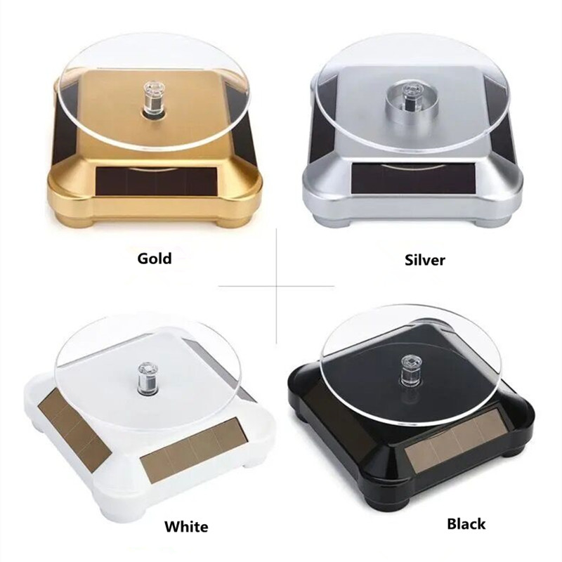 Jewelry And Watches Exhibition - 360 Degree Turntable Solar Rotating Display