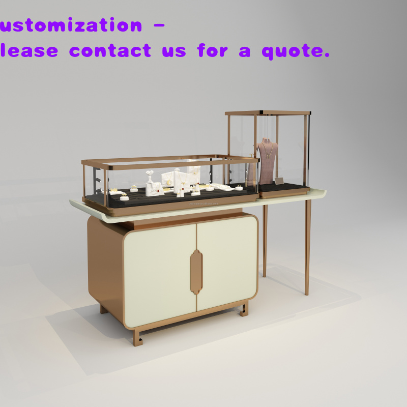 Jewelry And Watches Exhibition - custom.Modern Jewelry Display Table showcase Counter