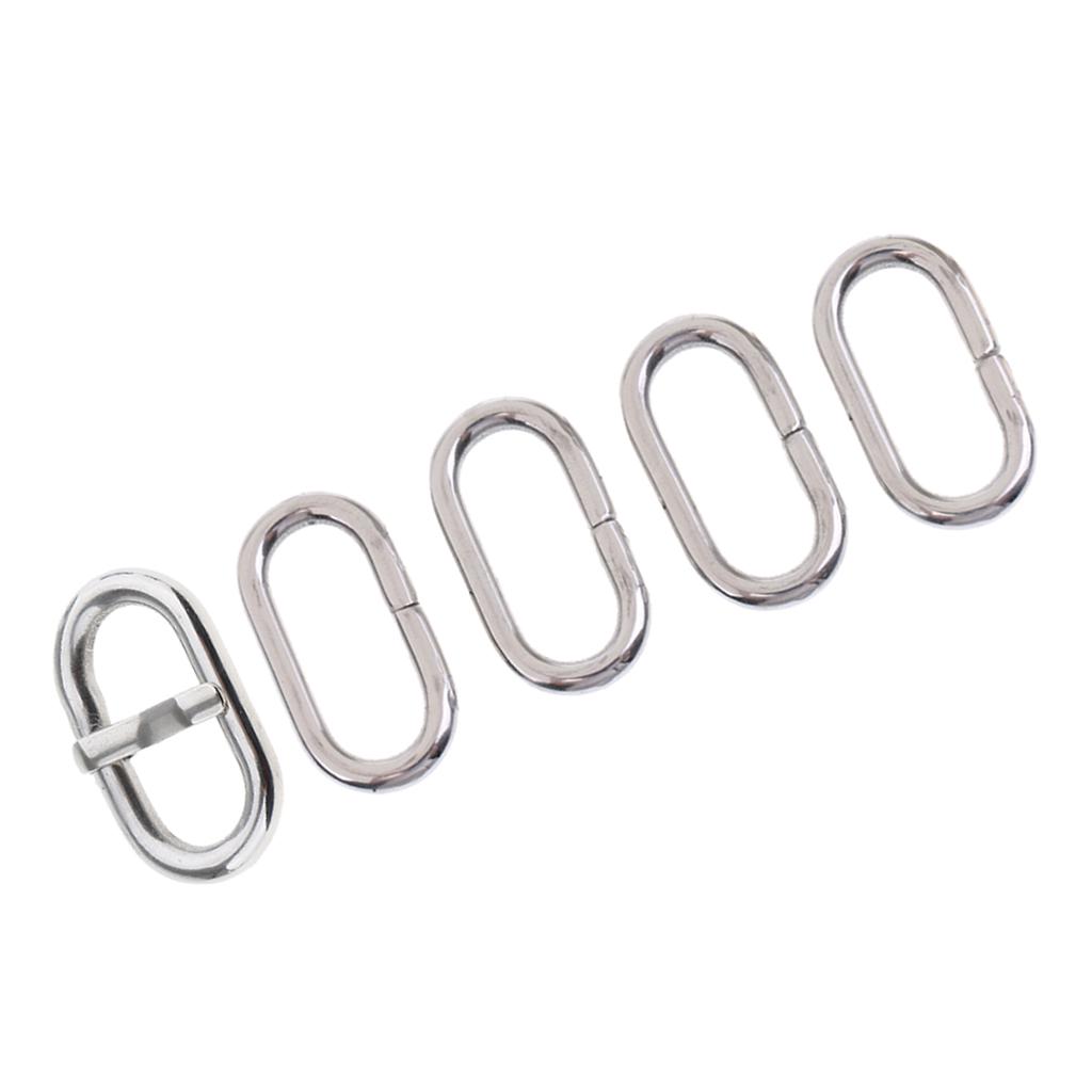 Jewelry Or Watches - Watch Strap Buckle Rings Brushed Steel