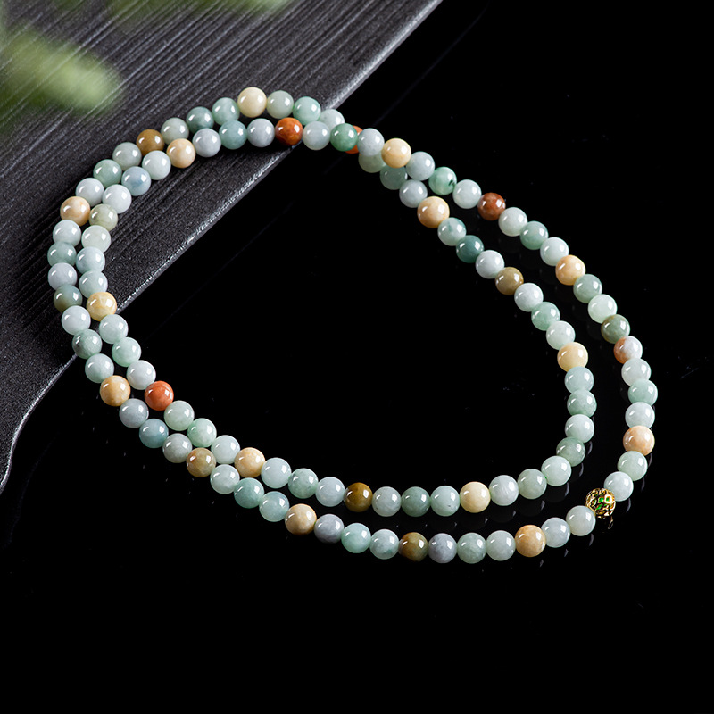 Jewelry & Watches Company - Burmese Jadeite Beads Bracelet Necklace Real