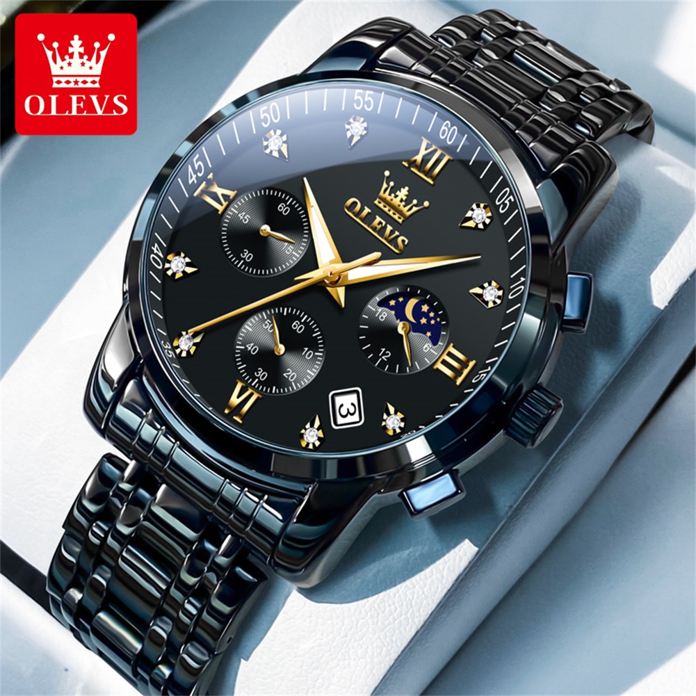 Jewelry Inspired Watches - OLEVS Popular men's watches stainless steel