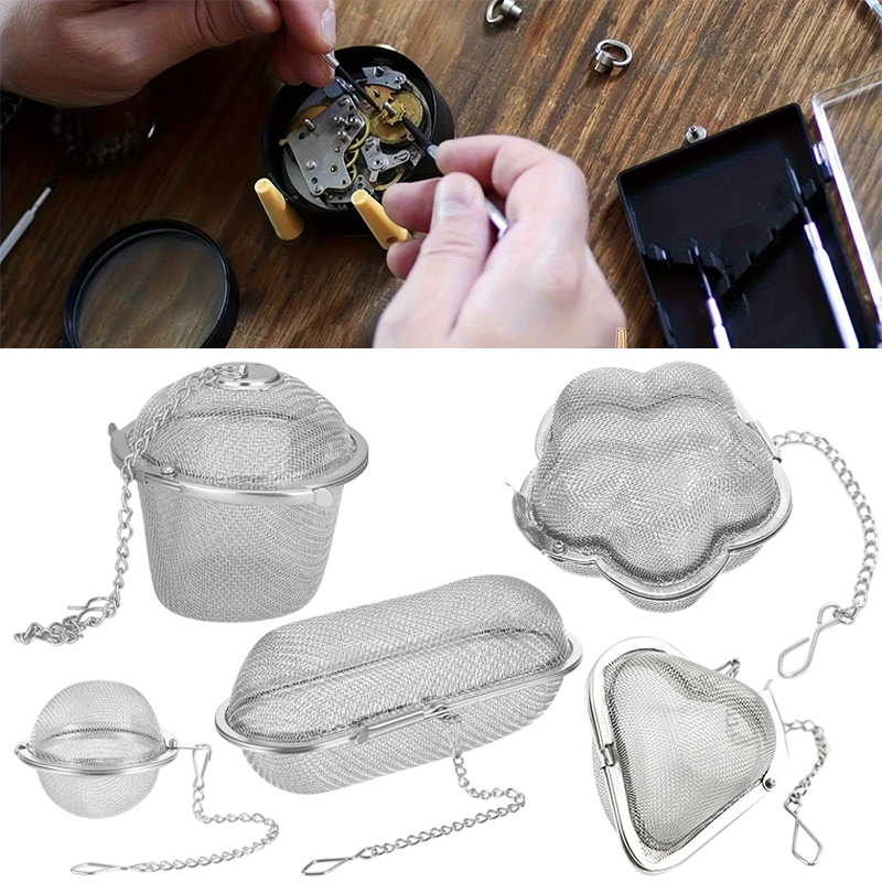 Jewelry Eyewear Watches & Accessories - Stainless Steel Watch Cleaner Mesh Basket