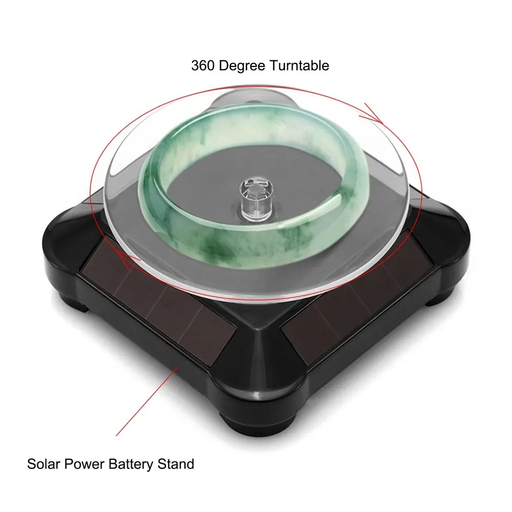 Jewelry Or Watches - 1Pc 360 Degree Turntable Rotating Display