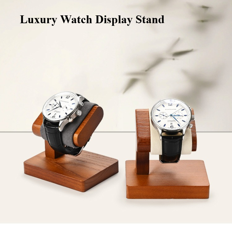 Jewelry And Watches Exhibition - Premium Solid Wood Watch Display Stands,