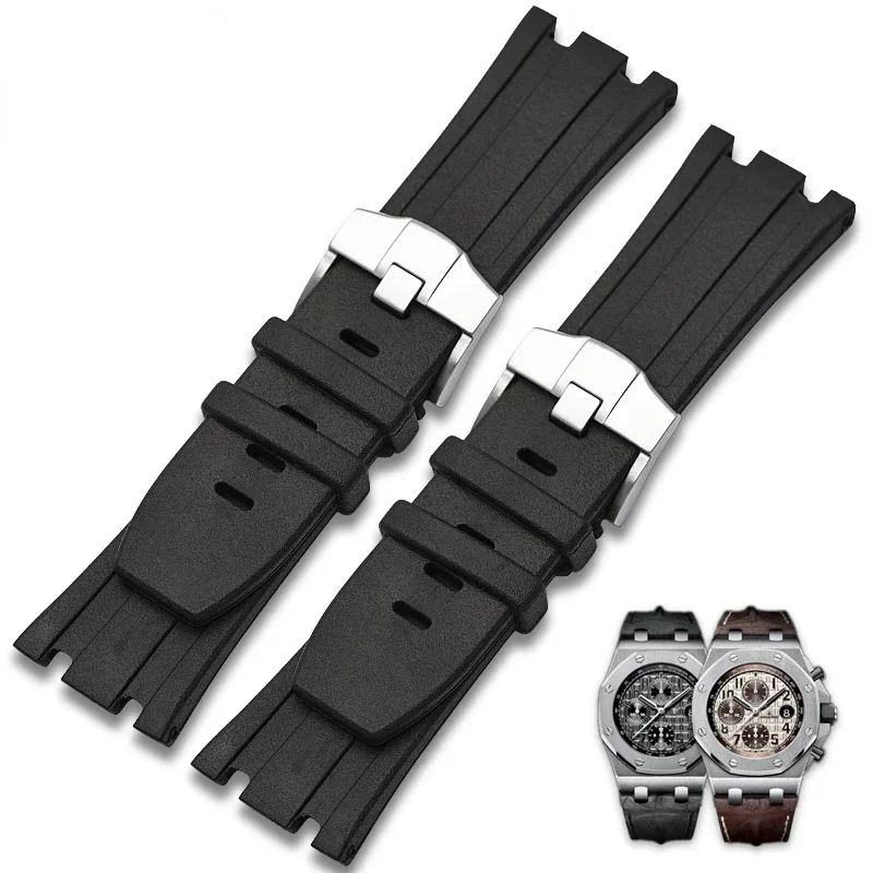 Audemars Piguet Watch Royal Oak Offshore - Rubber Watch Strap for Audemars and