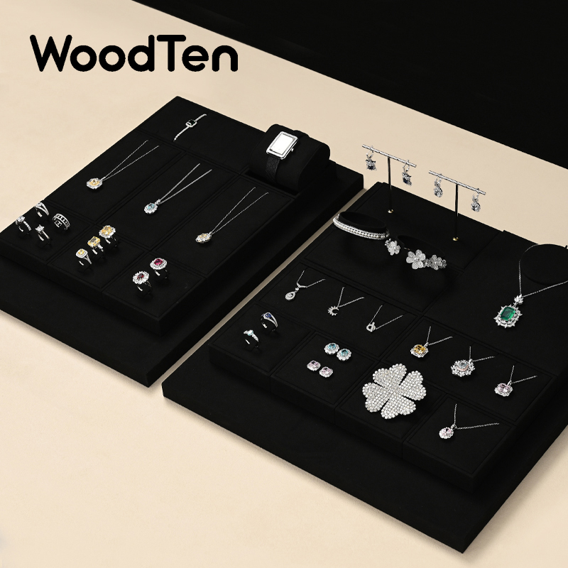 Jewelry And Watches Exhibition - WoodTen Light Luxury Jewelry Display Stand