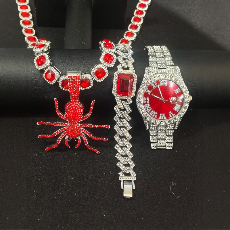 Icebox Jewelry Watches - Hip Hop Jewelry Set for Men