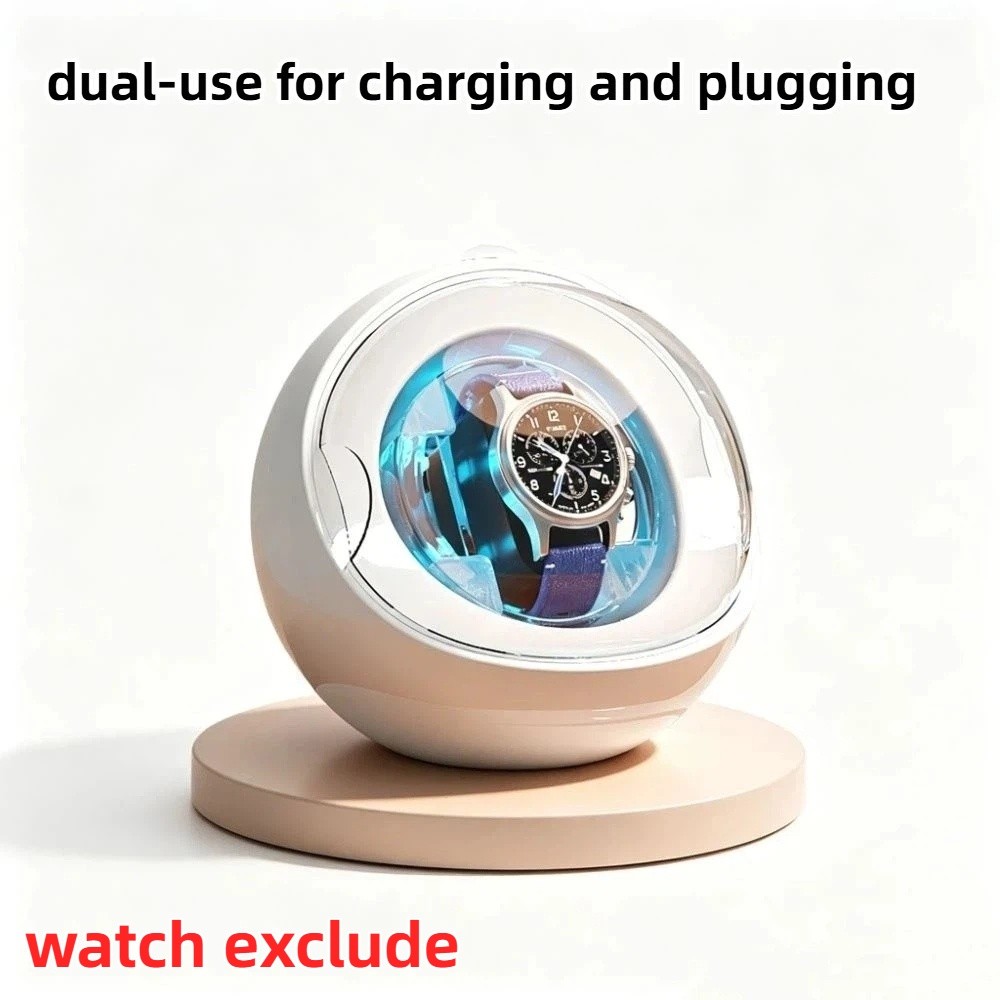 Automatic Watch Winder - Dual-use for Charging and Plugging Watch