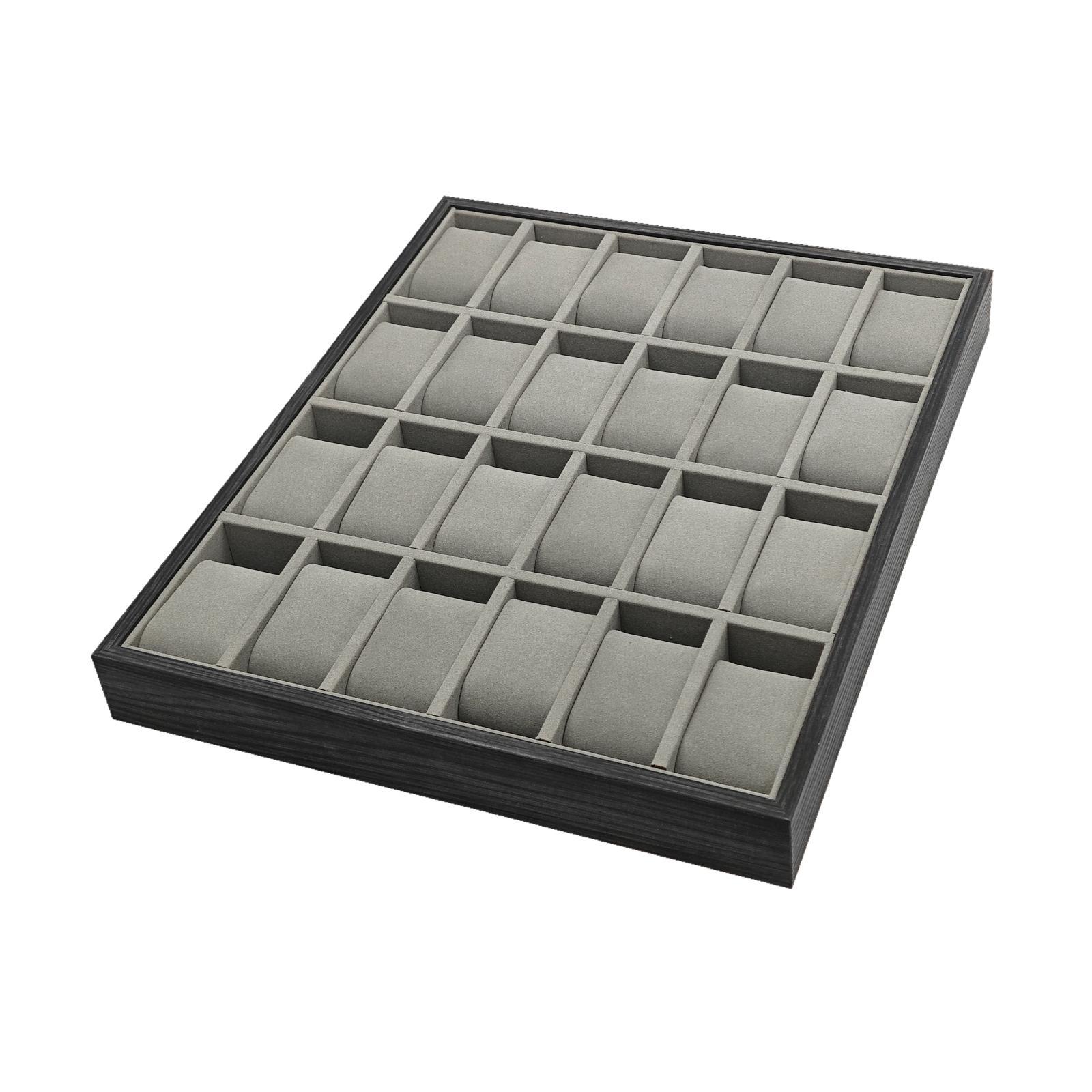 24 Slot Wooden Watch Storage T - огляд і ціна Jewelry And Watches Exhibition