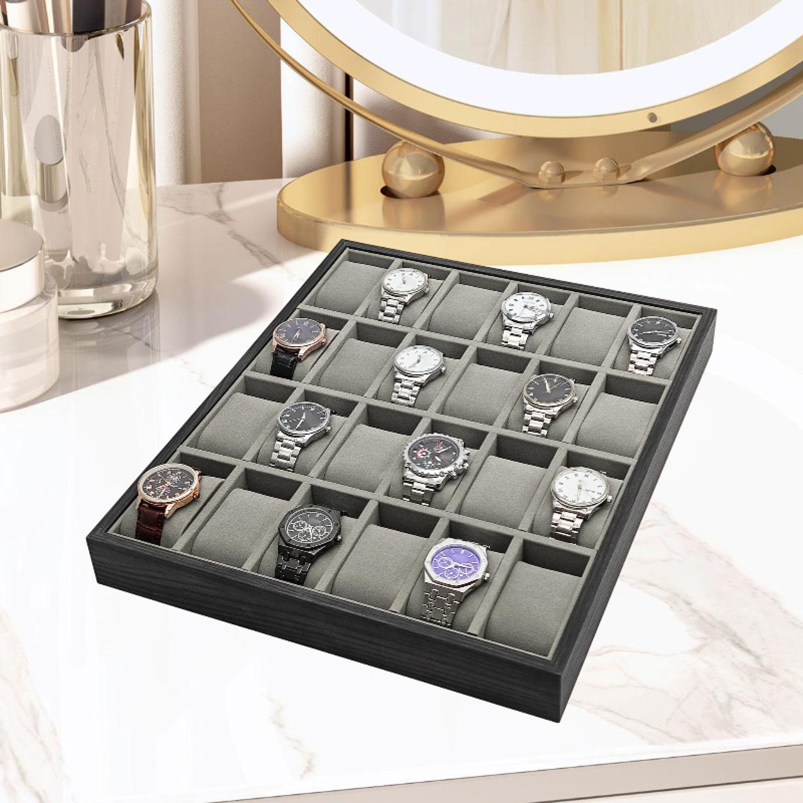 24 Slot Wooden Watch Storage T - огляд і ціна Jewelry And Watches Exhibition