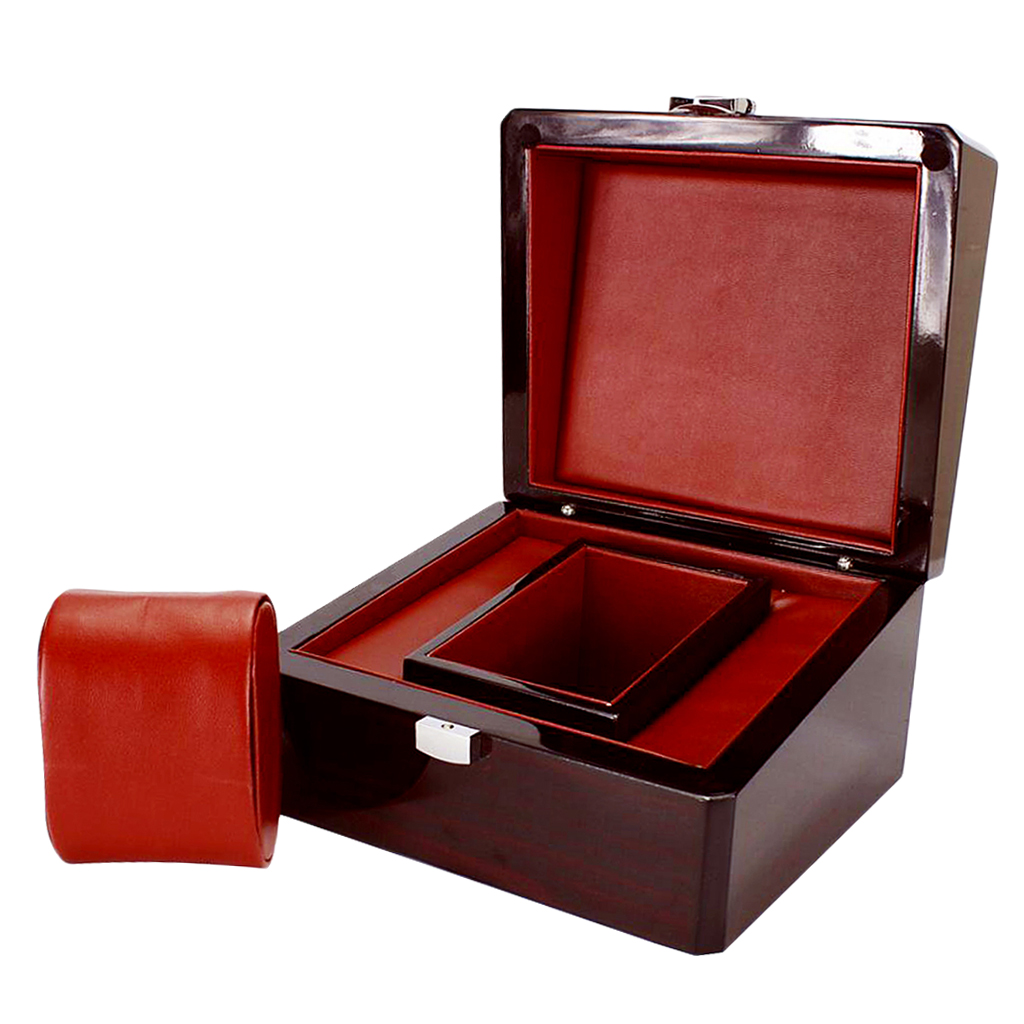 Solid Wood Watch Storage Box w - огляд і ціна Jewelry Or Watches