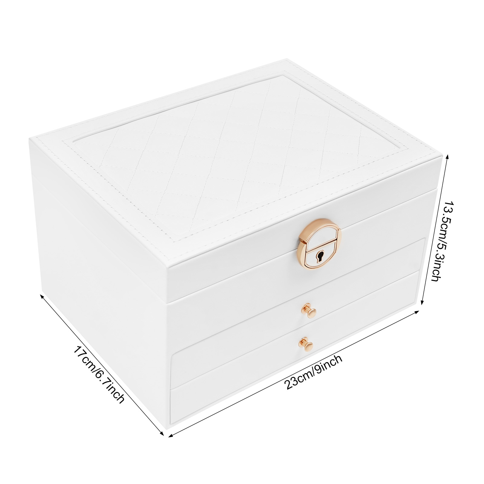 3 Tiers Jewelry Storage Box, S - огляд і ціна Jewelry Eyewear Watches & Accessories