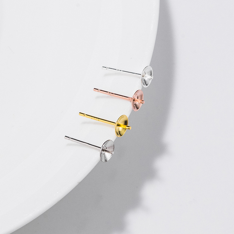 S925 Sterling Silver Earrings  - огляд і ціна Pearl Stud Earrings
