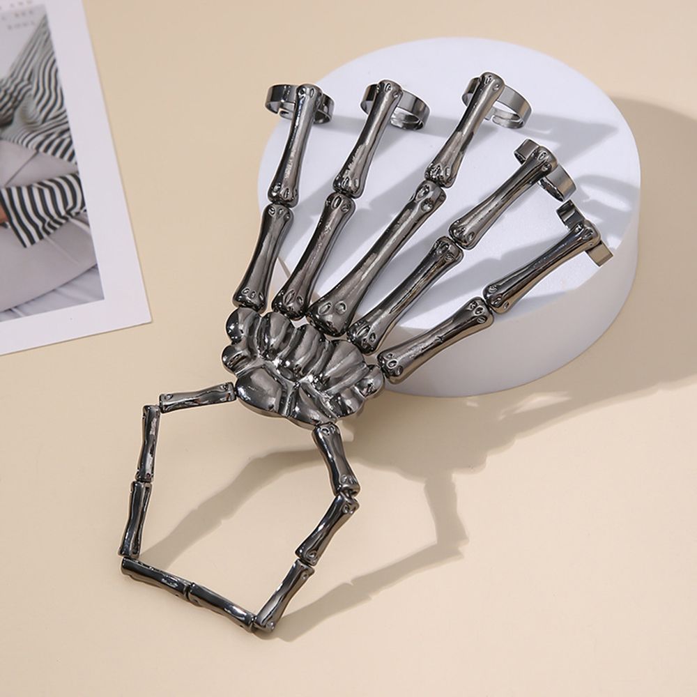 Metal Wristband Party Punk Got - огляд і ціна Gothic Skull Ring