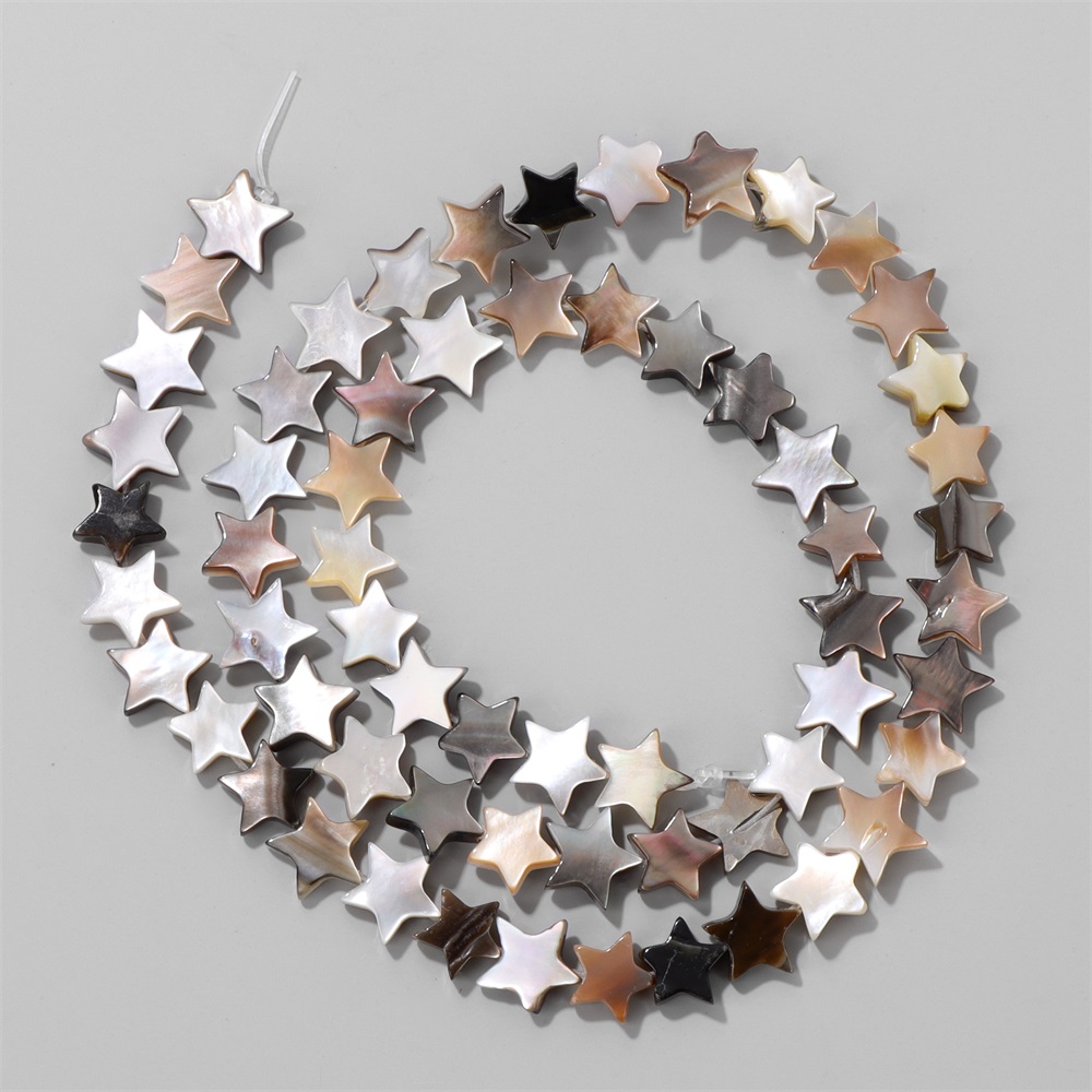 8/10/12mm Star Shape Black Gra - огляд і ціна Pearl Stud Earrings