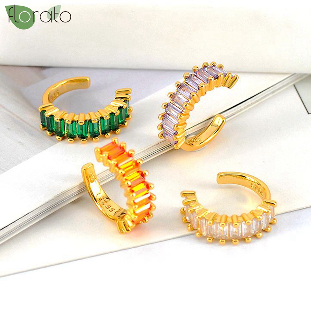 1Pcs 18k Gold Plated Zircon Ea - огляд і ціна Ear Cuff No Piercing
