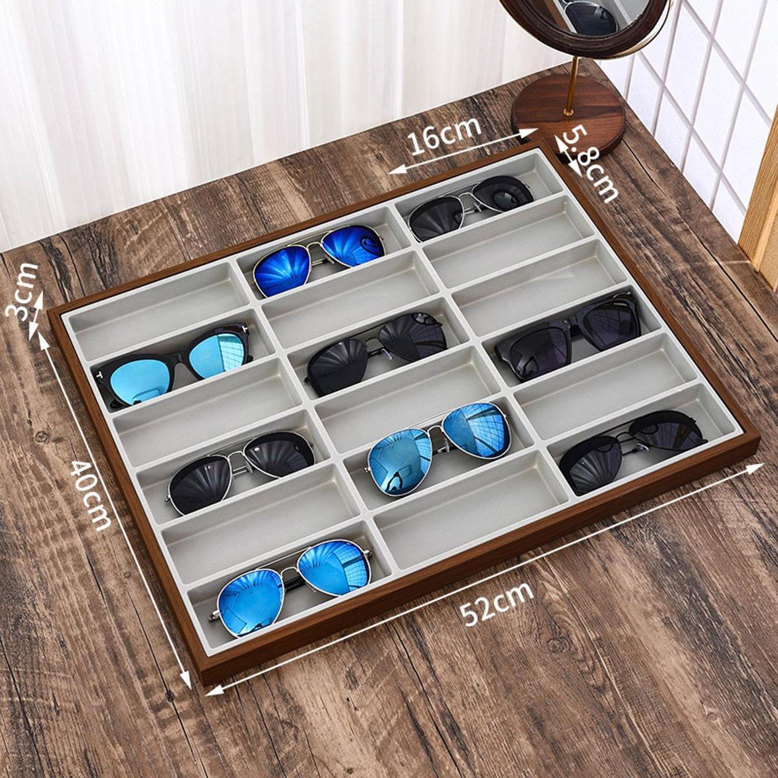 Eyeglass Organizer Box 18 Comp - огляд і ціна Jewelry Eyewear Watches & Accessories