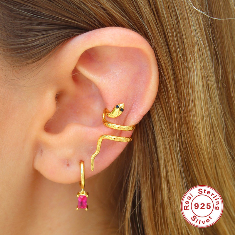 F.I.N.S Stack Creative Snake 9 - огляд і ціна Ear Cuff No Piercing