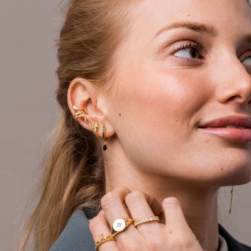 F.I.N.S Stack Creative Snake 9 - огляд і ціна Ear Cuff No Piercing