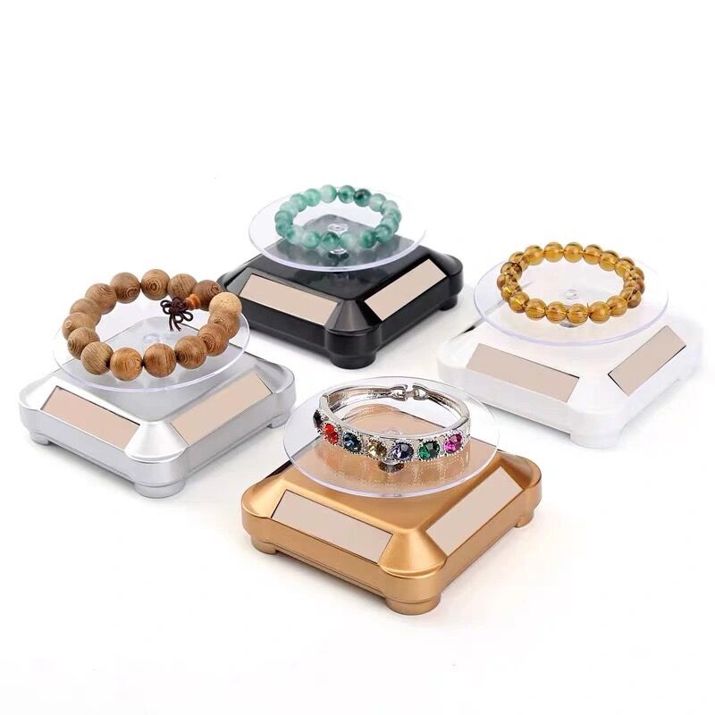 360 Degree Turntable Solar Rot - огляд і ціна Jewelry And Watches Exhibition