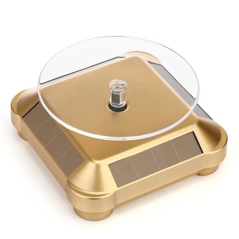 360 Degree Turntable Solar Rot - огляд і ціна Jewelry And Watches Exhibition