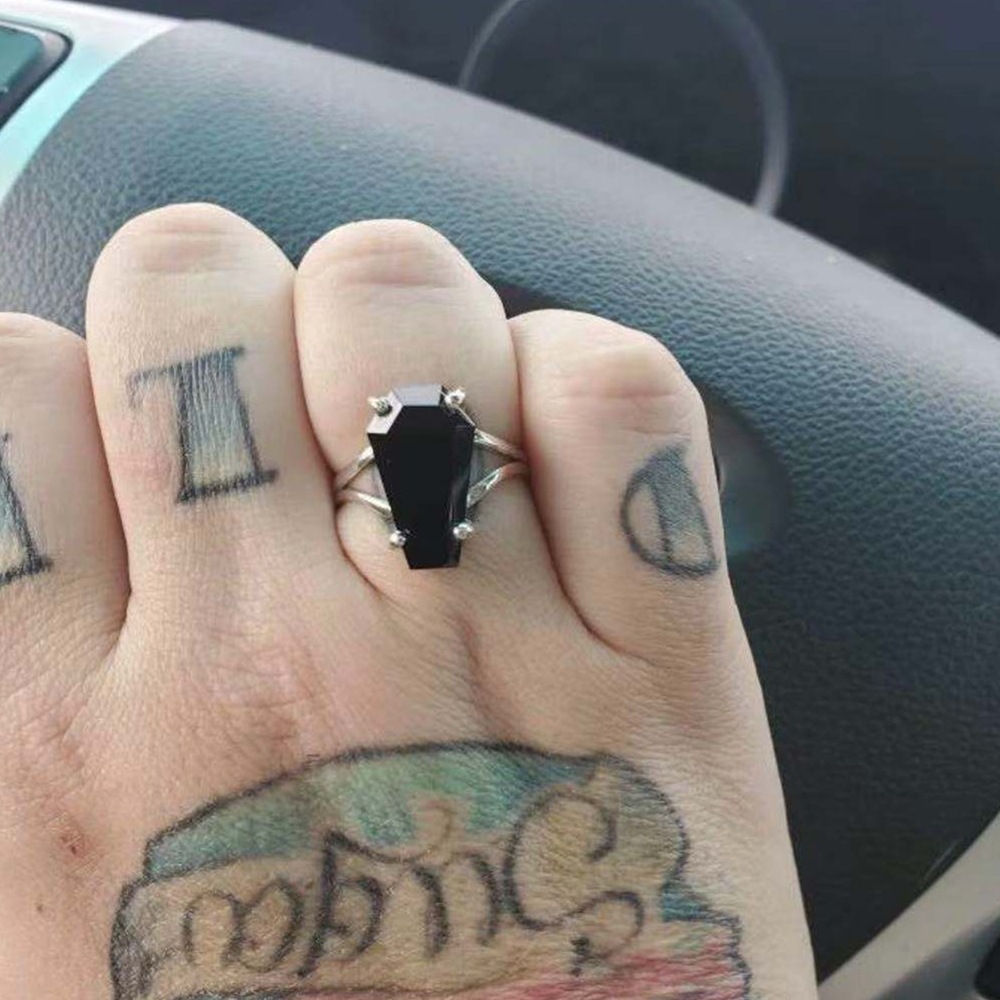 Vintage Vampire Halloween Punk - огляд і ціна Gothic Skull Ring