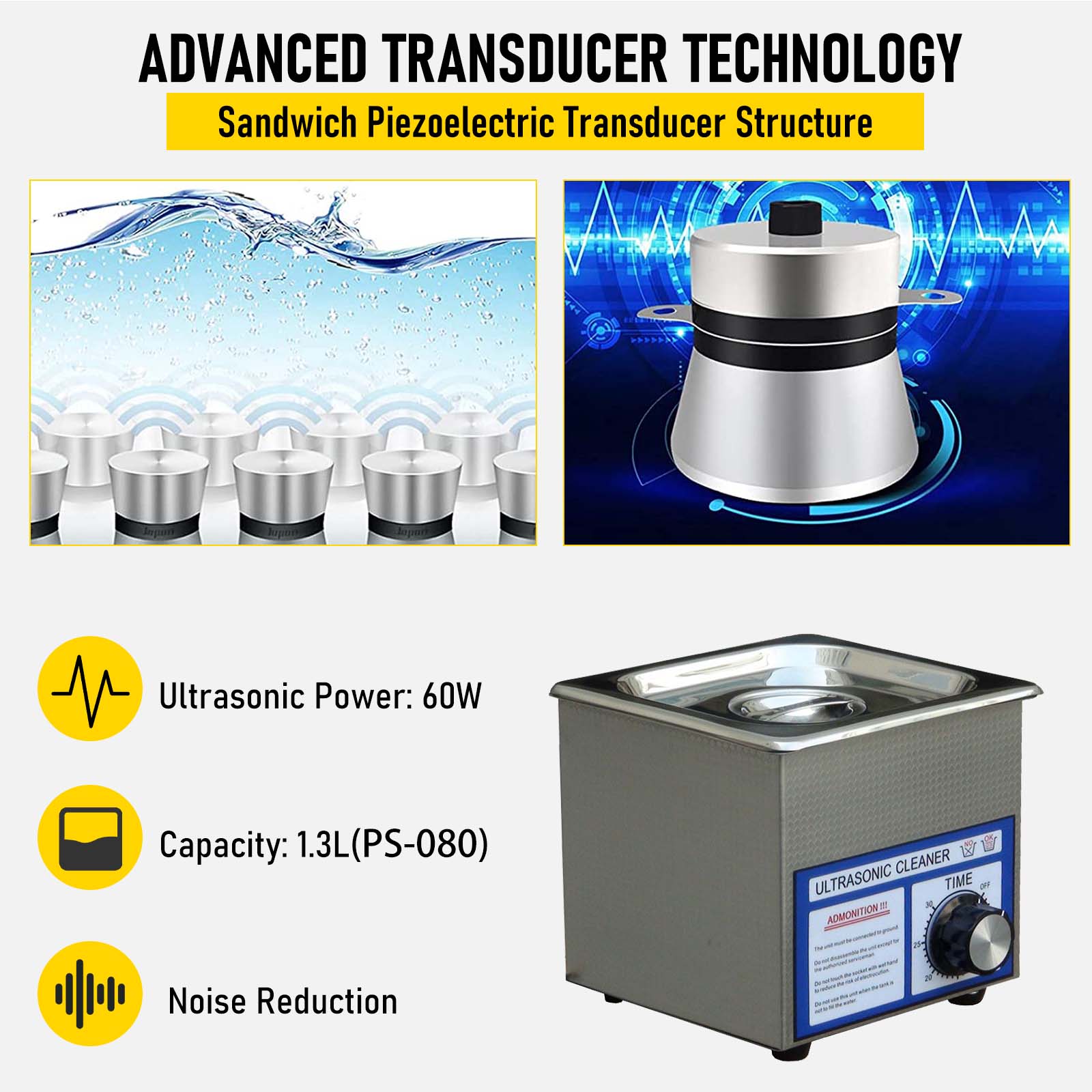 1.3L-3L Ultrasonic Cleaner PS- - огляд і ціна Jewelry Eyewear Watches & Accessories
