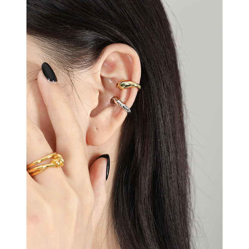 F.I.N.S 1PC Minimalism Irregul - огляд і ціна Ear Cuff No Piercing