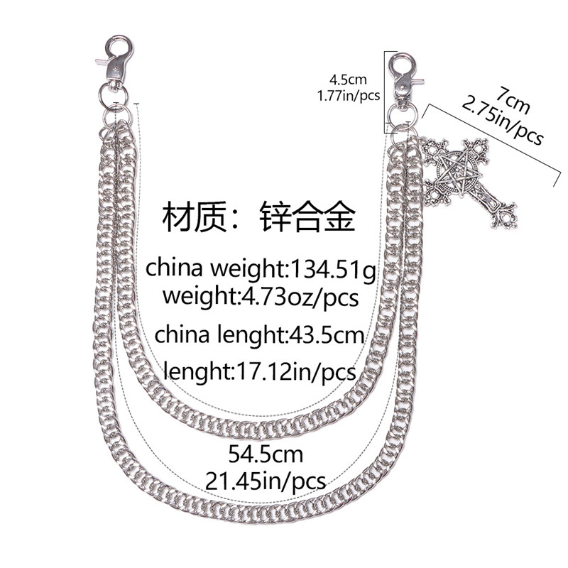 Fashion Punk Metal Pants Chain - огляд і ціна Hip Hop Chain Necklace