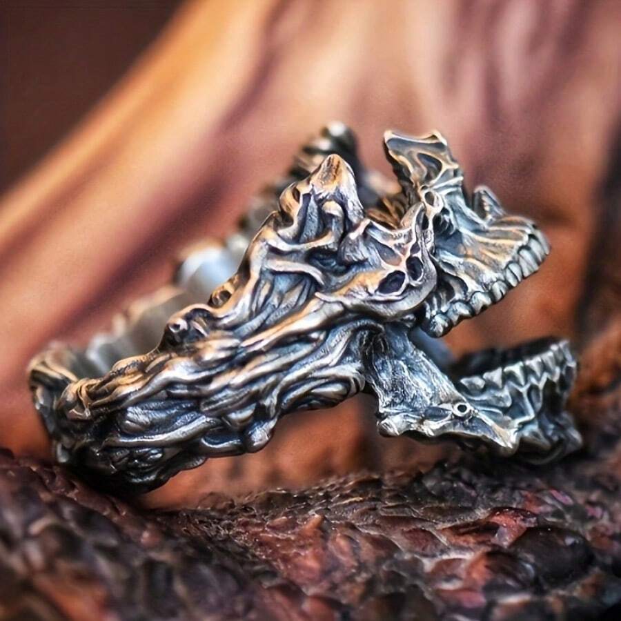 Vintage Gothic Death Skull Mas - огляд і ціна Gothic Skull Ring