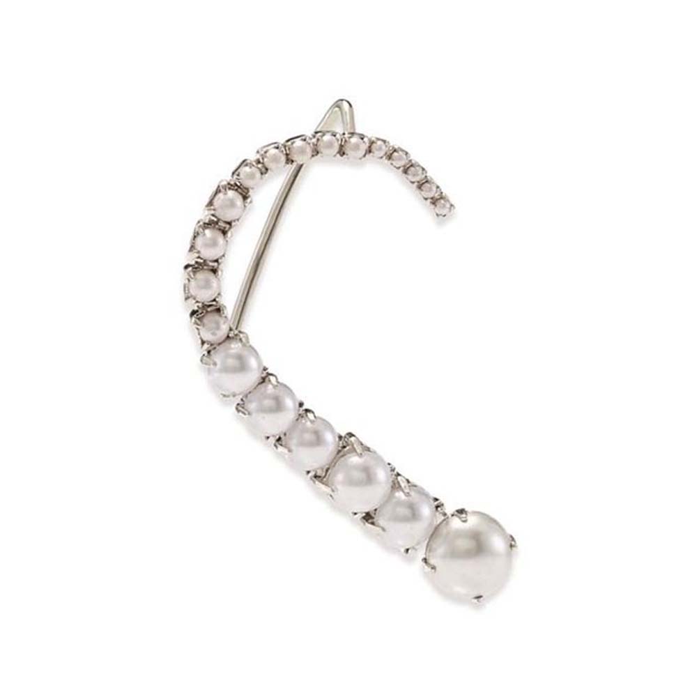 Stonefans Pearl Ear Clips With - огляд і ціна Pearl Stud Earrings