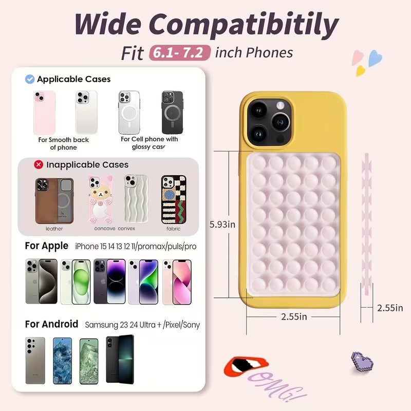 2-Pack Silicone Suction Phone  - огляд і ціна Watches & Jewelry Lvmh