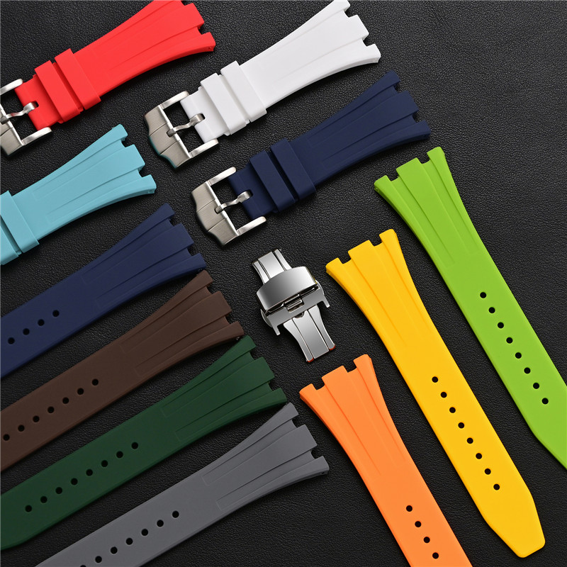 Rubber Silicone Strap 26mm for - огляд і ціна Audemars Piguet Watch Royal Oak Offshore