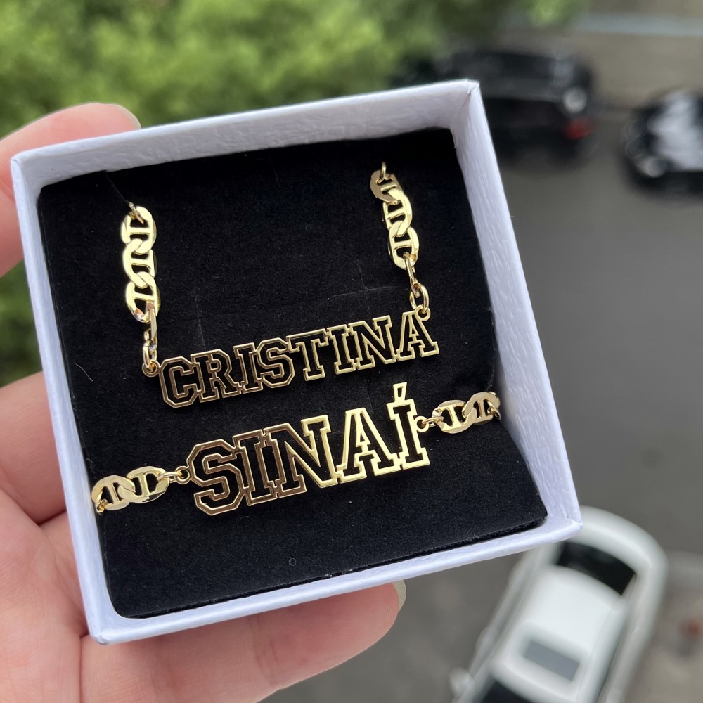 DUOYING Custom Name Hollow Nec - огляд і ціна Hip Hop Chain Necklace