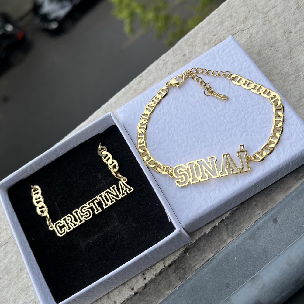 DUOYING Custom Name Hollow Nec - огляд і ціна Hip Hop Chain Necklace