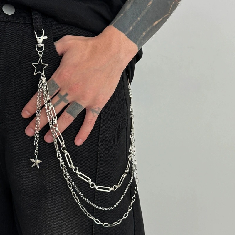Men Women Hip Hop Double Layer - огляд і ціна Hip Hop Chain Necklace