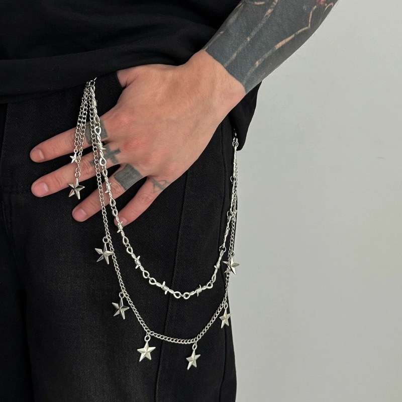 Men Women Hip Hop Double Layer - огляд і ціна Hip Hop Chain Necklace
