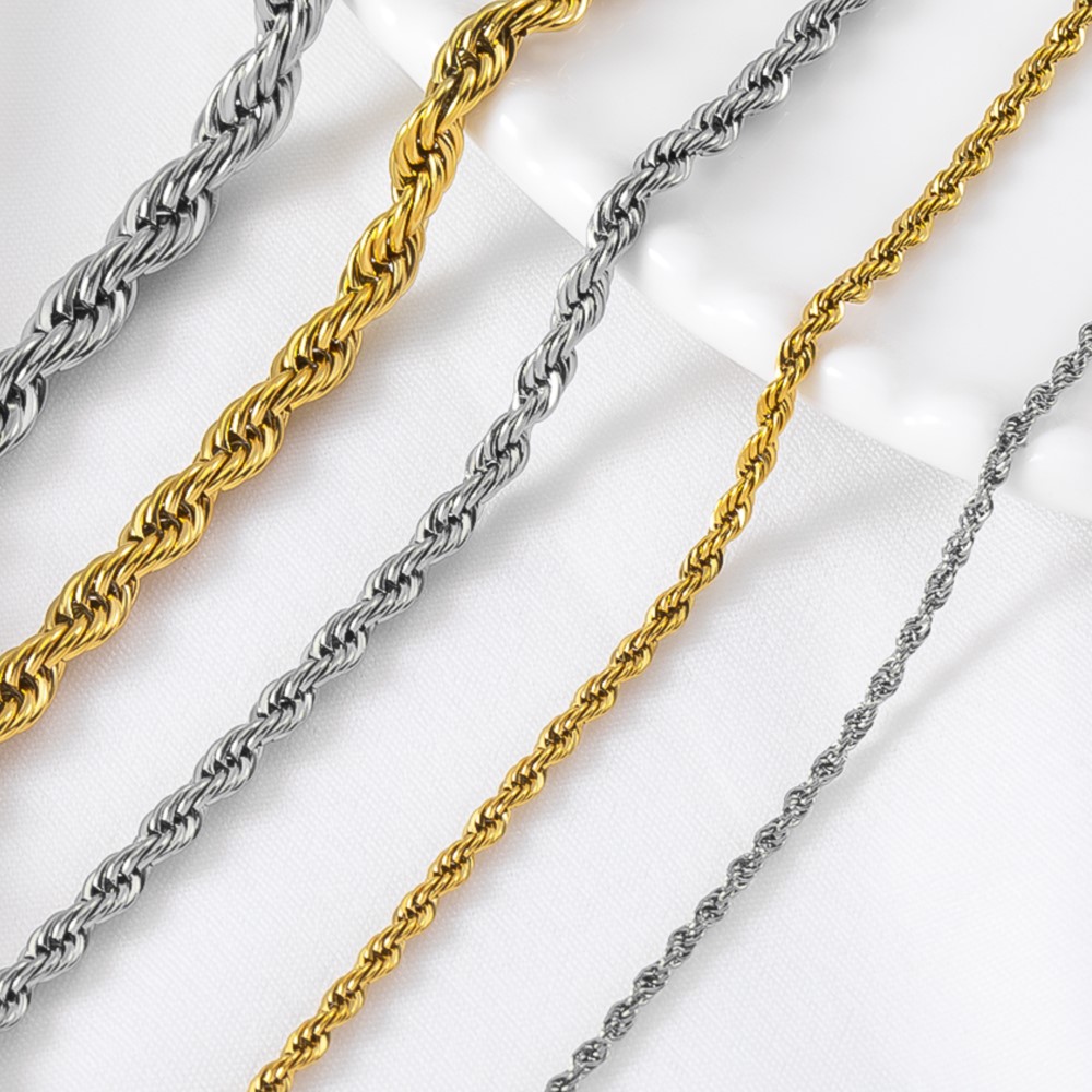 0.5/1 Meter Stainless Steel Tw - огляд і ціна Hip Hop Chain Necklace