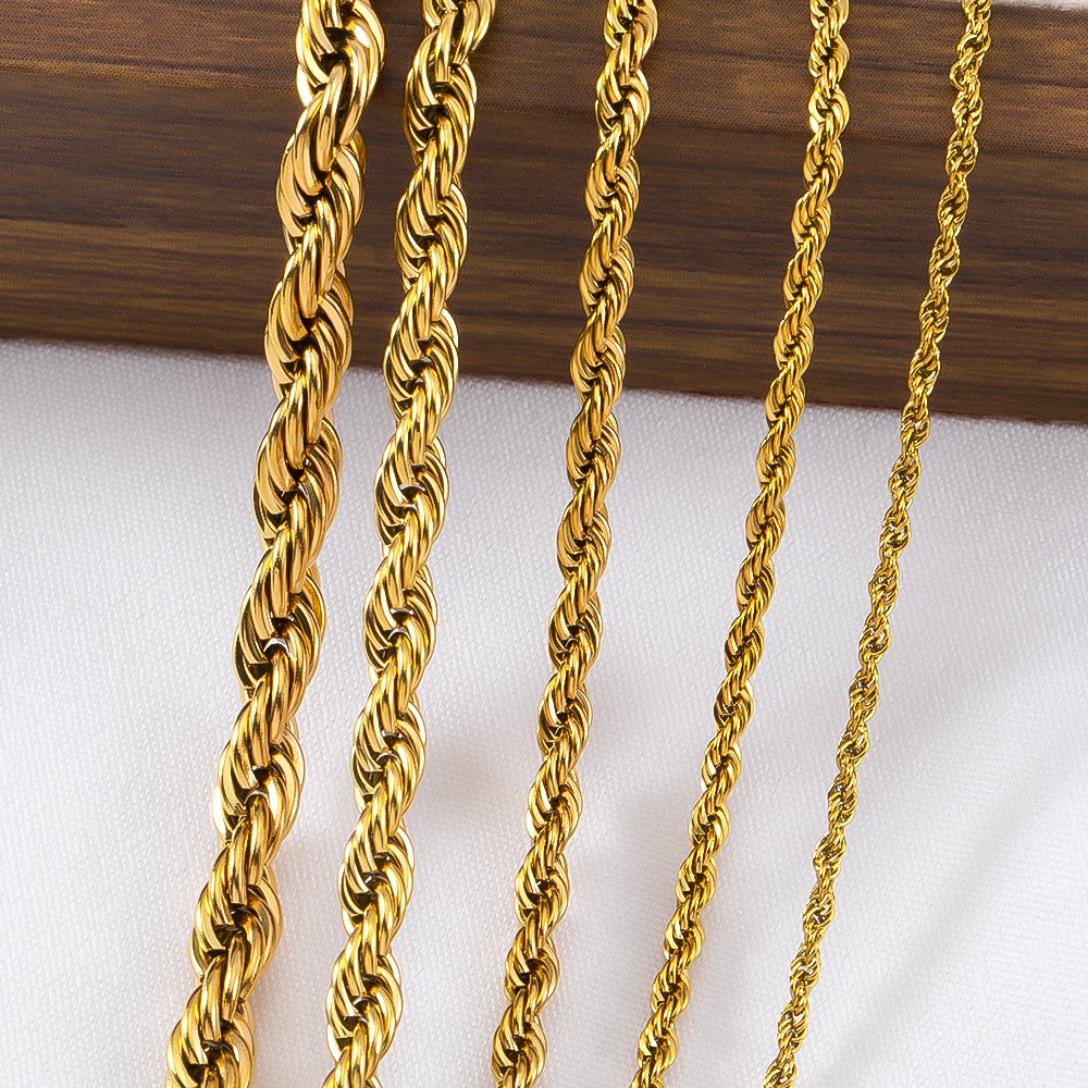 0.5/1 Meter Stainless Steel Tw - огляд і ціна Hip Hop Chain Necklace