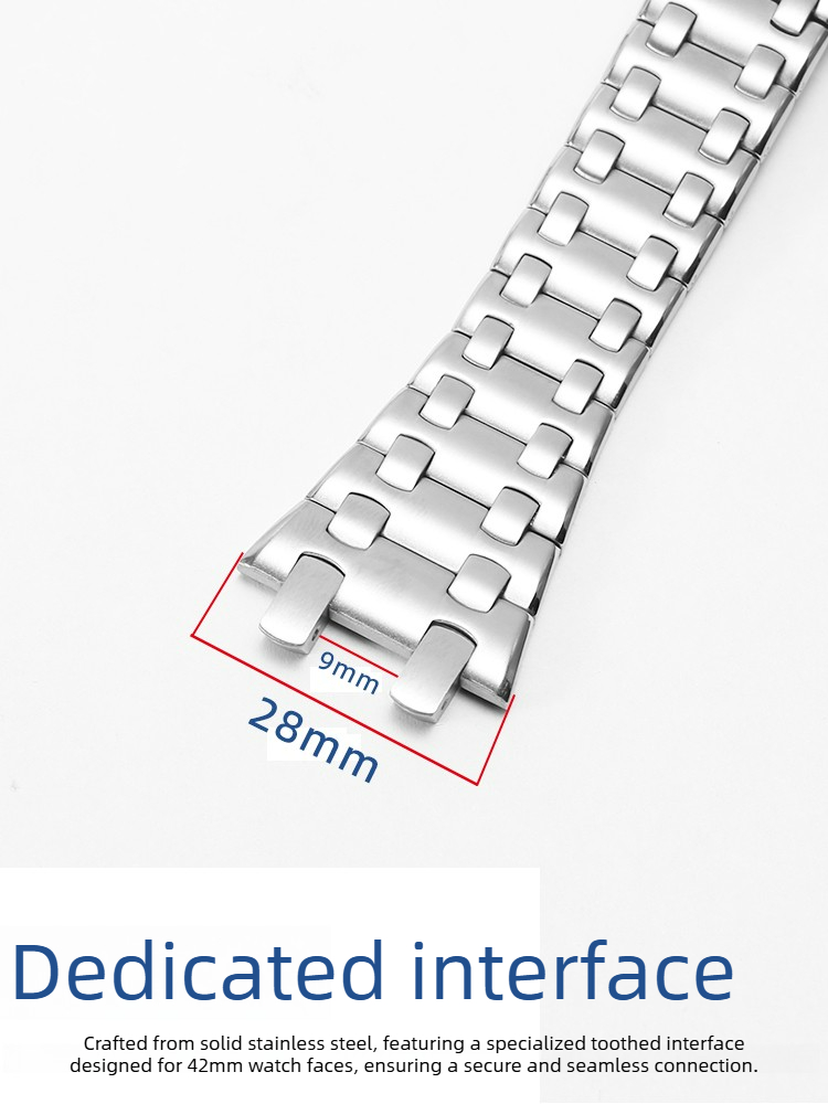 Stainless Steel Watch Strap fo - огляд і ціна Audemars Piguet Watch Royal Oak Offshore