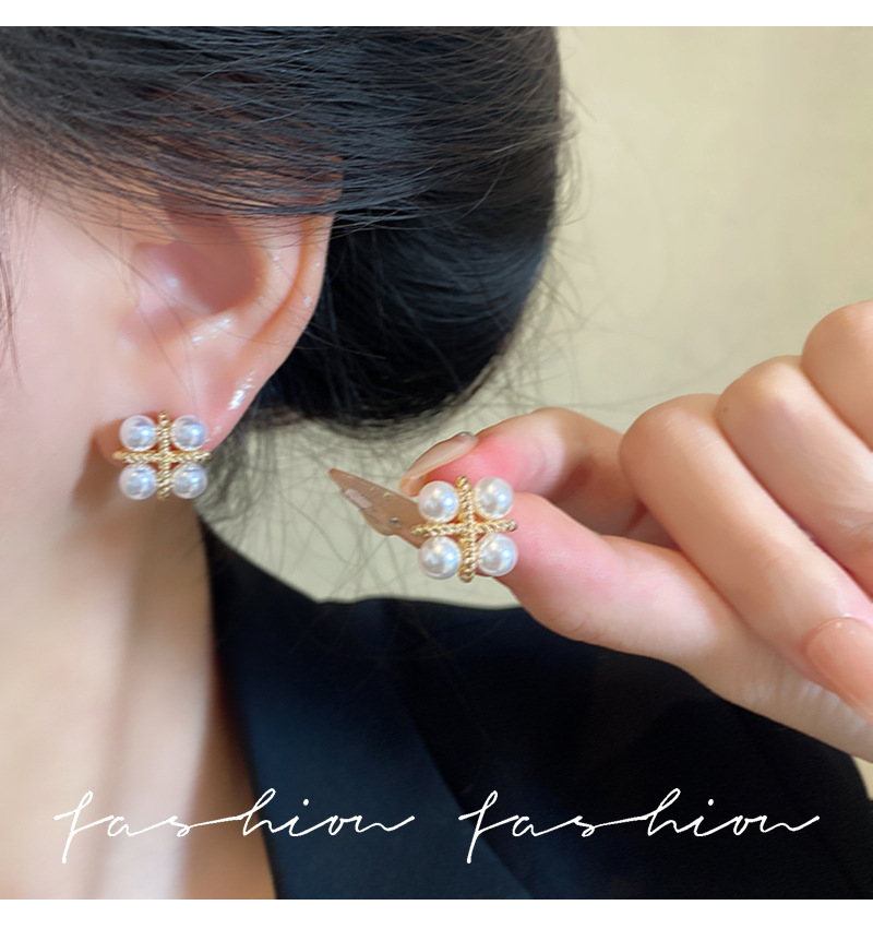 925 Silver Needle Korean Fashi - огляд і ціна Pearl Stud Earrings