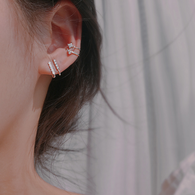 925 Sterling Silver Asymmetric - огляд і ціна Ear Cuff No Piercing
