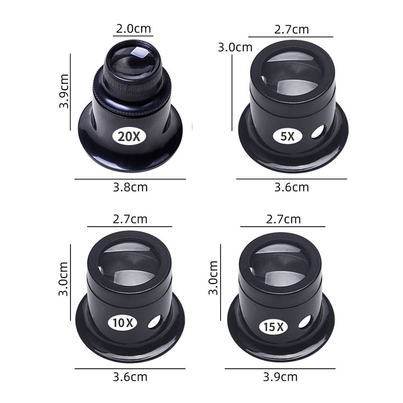 4pcs/set Monocular Magnifying  - огляд і ціна Jewelry Eyewear Watches & Accessories