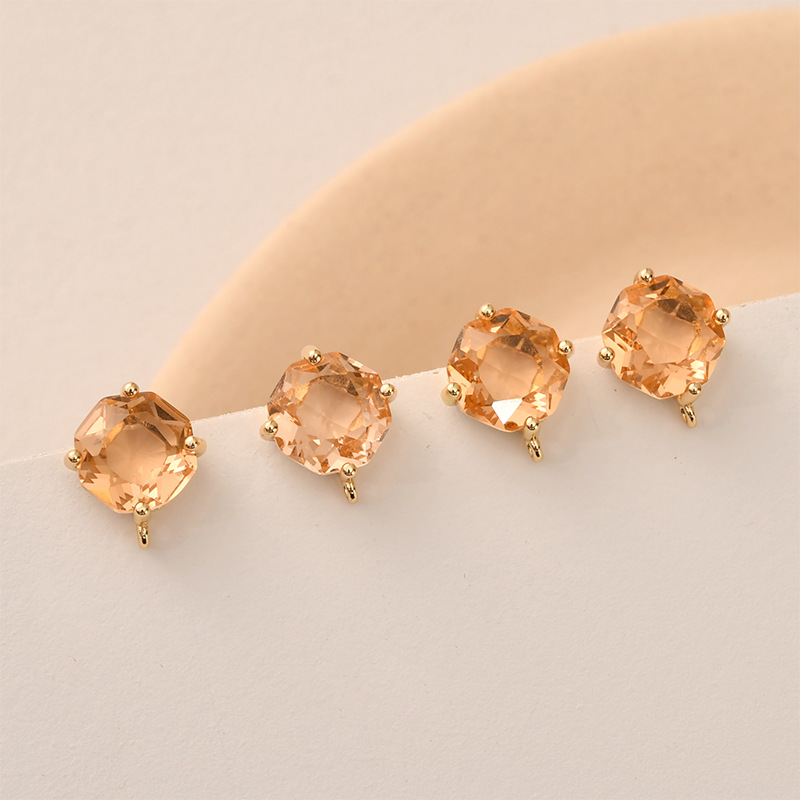 10pair Colors Faceted Square G - огляд і ціна Pearl Stud Earrings