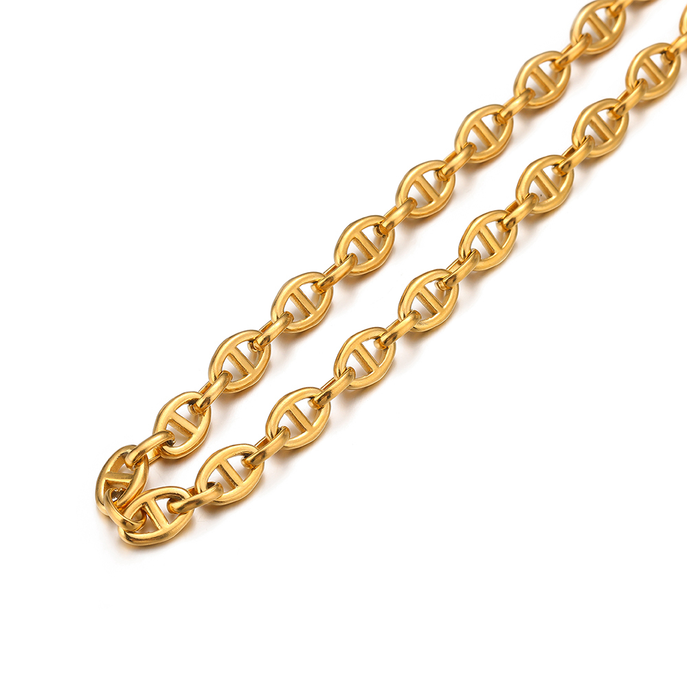 1 Meter Stainless Steel Coffee - огляд і ціна Hip Hop Chain Necklace