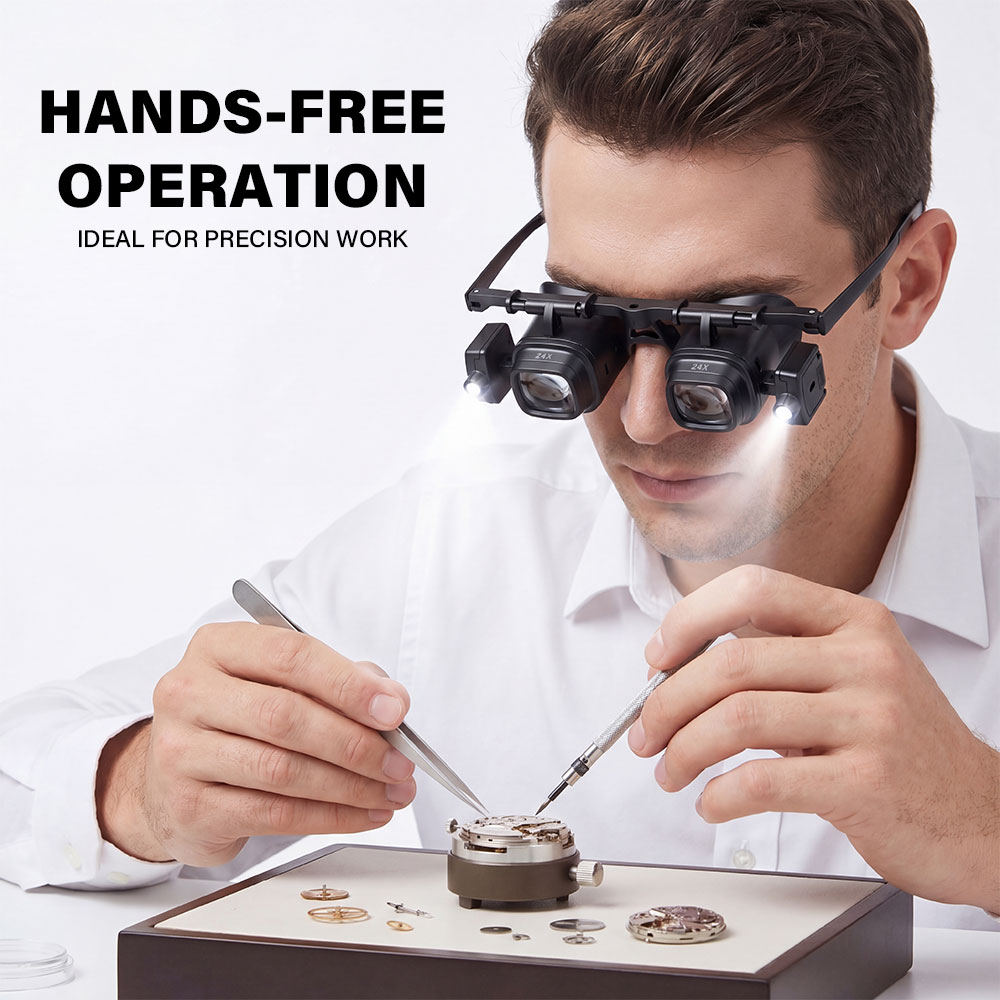 Portable 2X-24X Headband Magni - огляд і ціна Jewelry Eyewear Watches & Accessories