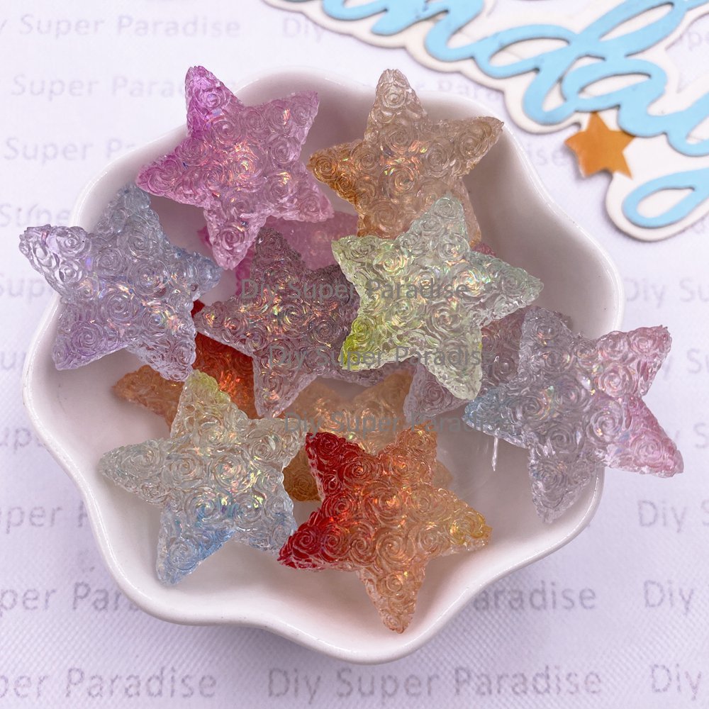 10PCS Resin Clear Candy Color  - огляд і ціна Paradise Jewelry & Watches Llc Miami Photos