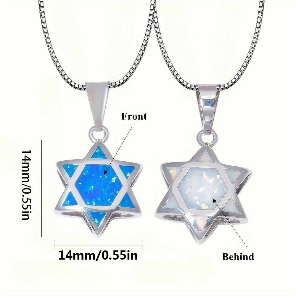Star of David Opal Pendant Nec - огляд і ціна Jewelry & Watches Company